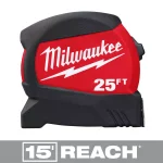 Milwaukee Torque Lock Locking Pliers Set & 25 ft. Compact Tape Measure Combo thumbnail 2