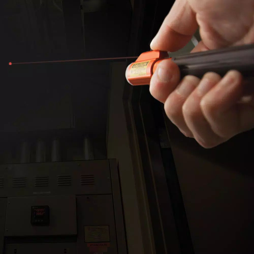 Klein Tools Inspection Penlight with Laser, 45 Lumens, LED, Orange/Black