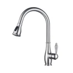 Vanity Art 7.6 in. Single-Handle Pull-Down Sprayer Kitchen Faucet in Polished Chrome thumbnail 1