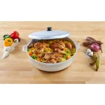 IMUSA 17.9 qt. Cast Aluminum Caldero with Natural Finish and Tight Fitting Lid thumbnail 6
