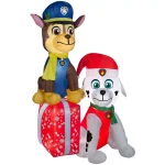 Gemmy 7 ft. Paw Patrol Airblown Inflatable Holiday Scene with Marshall and Chase thumbnail 1