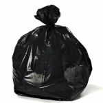 Plasticplace 7-10 Gal. Black Trash Bags, 1.2 Mil Thickness, 500 Count Case thumbnail 1