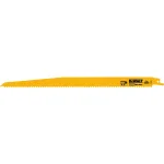 DEWALT 12 in. 6 TPI Bi-Metal Taper Back Reciprocating Saw Blade, 5-Pack thumbnail 4