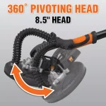 WEN 5 Amp Corded Variable Speed Drywall Sander with 15 ft. Dust Hose thumbnail 8