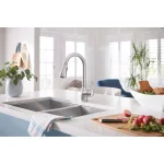 Moen Kleo Single-Handle Pull-Down Kitchen Faucet with Soap Dispenser, Spot Resist Stainless thumbnail 5