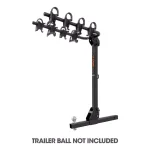 CURT Towable Hitch-Mounted Bike Rack, 4-Bike Capacity, 2" Shank, 2,000 lbs. GTW thumbnail 2