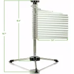 Ovente BPA-Free Acrylic Pasta Drying Rack with Spiral Wand and Sturdy 3-Legged Base thumbnail 6