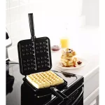 Nordic Ware Cast Aluminum Stovetop Belgian Waffle Maker with Nonstick Coating thumbnail 3