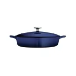 Tramontina Gourmet 4 Qt. Enameled Cast Iron Braising Pan with Lid thumbnail 5