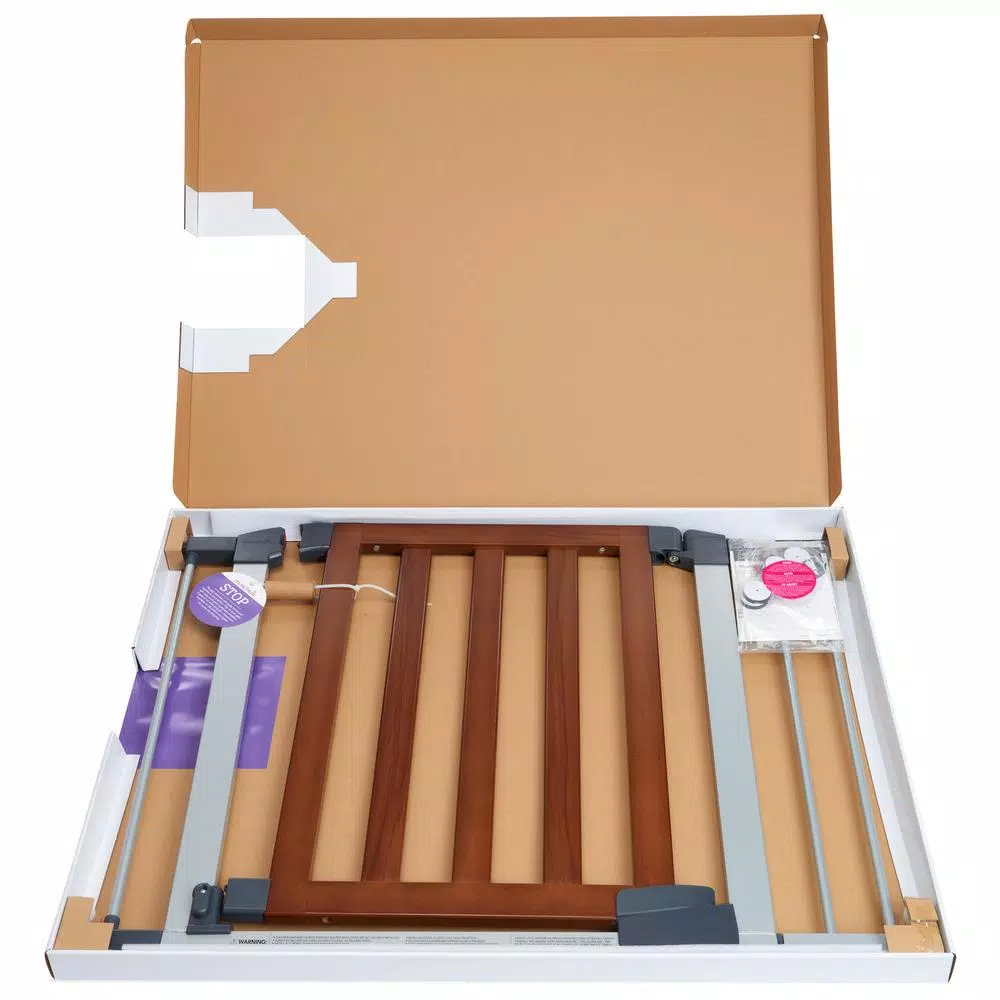 Munchkin Auto Close Modern Baby Gate, 29 in. Tall, Wood and Steel Design