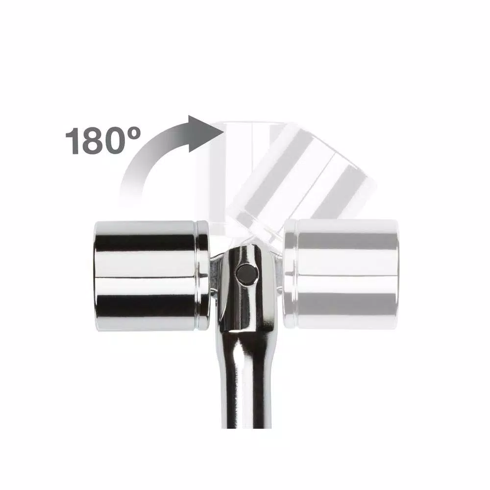 TEKTON 3/8 in. Drive 11 in. Breaker Bar with 180-Degree Flex Head