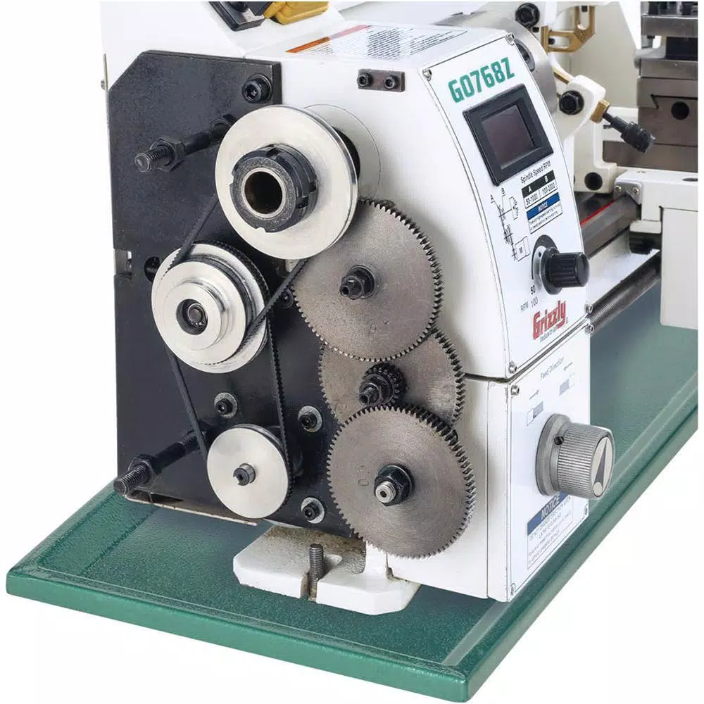 Grizzly Industrial 8 in. x 16 in. Variable-Speed Lathe with 3-Axis DRO