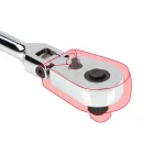 TEKTON 1/2 in. Drive 10-1/2 in. Flex Quick-Release Ratchet, 90-Tooth Ultra-Compact Head thumbnail 4