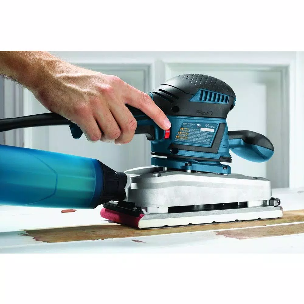 Bosch OS50VC 3.4 Amp Corded Electric Finishing Orbital Sander Kit with Vibration Control