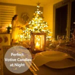 Novelty Place 1.6 in. Flameless Votive LED Tea Light Candles, Bright Flickering Warm White, 12-Pack thumbnail 6