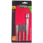 BLU-MOL Xtreme 4-Piece Spade Bit Set with 6 in. QC Extension thumbnail 2