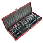 Klein Tools 20-Piece 3/8 in. Drive Socket Wrench Set with Metal Storage Case thumbnail 6