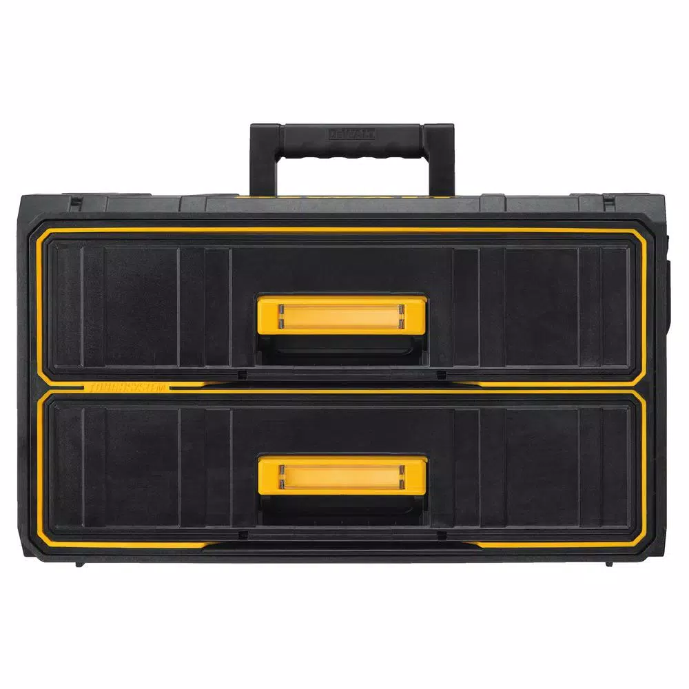 DEWALT 142-Piece Mechanics Tool Set with Bonus TOUGHSYSTEM 22 in. 2-Drawer Tool Box
