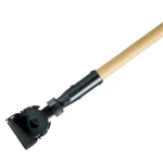 Rubbermaid Commercial Products 60 in. Hardwood Snap-On Dust Mop Handle with 360° Swivel thumbnail 1