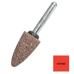 Dremel 3/8 in. Aluminum Oxide Arch Shaped Grinding Stone for Rotary Tools, 1/8 in. Shank thumbnail 2