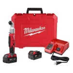 Milwaukee M18 18V Cordless 1/4 in. Hex 2-Speed Right Angle Impact Driver Kit with (2) 3.0 Ah Batteries, Charger & Case thumbnail 1
