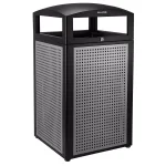 Alpine Industries 40 Gal. All-Weather Commercial Outdoor Trash Can with Lockable Lid thumbnail 1