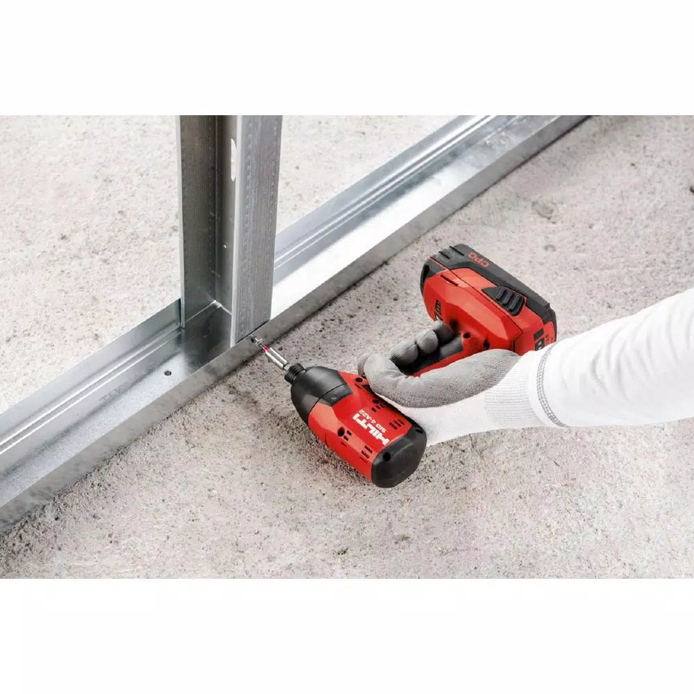 Hilti 22V Brushless Cordless Hammer Drill and Impact Driver Combo Kit with 2 Batteries and Charger