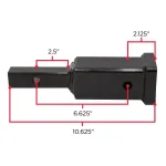 TowSmart Class II to Class III Receiver Adapter - 1-1/4 in Steel Hitch Adapter thumbnail 8