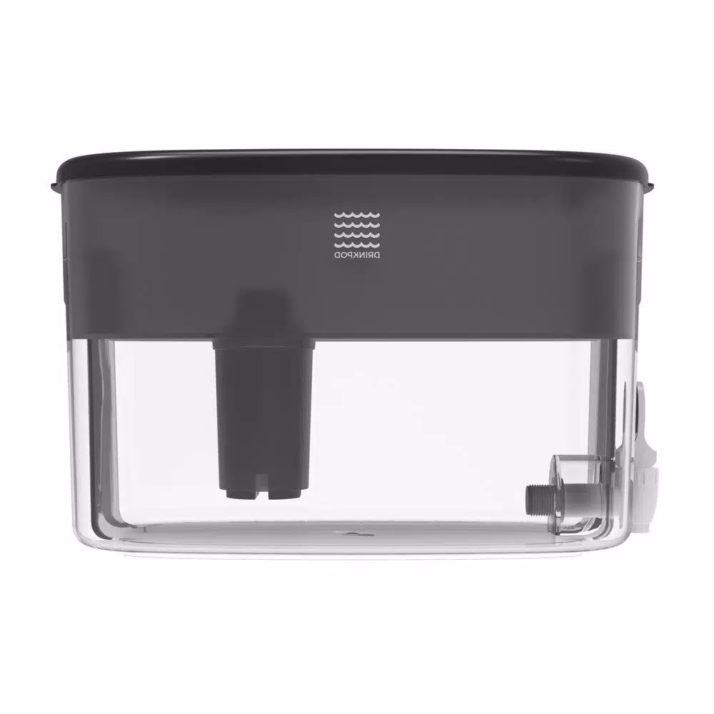 DRINKPOD Alkaline Water Dispenser 2.4 Gal. Countertop Filtration System, 3-Pack with 3 Filters