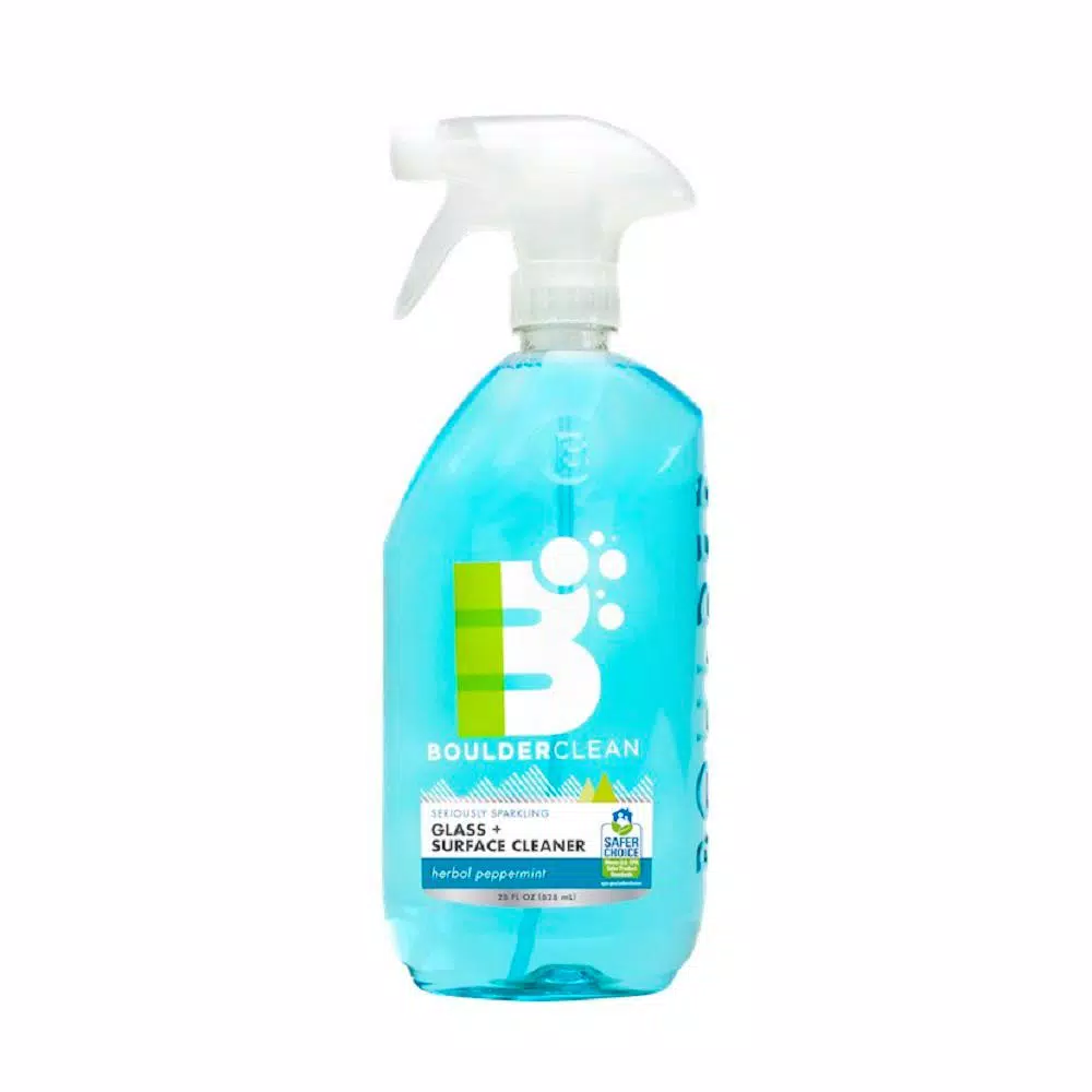 BOULDER CLEAN Herbal Peppermint Natural Glass and Surface Cleaner, 28 oz.