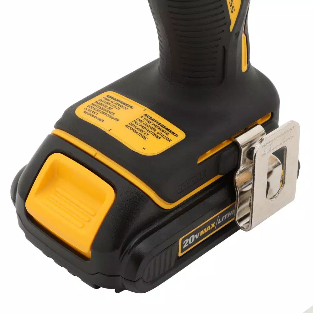 DEWALT 20V MAX ATOMIC 1/4 in. Compact Brushless Cordless Impact Driver Kit with (2) 1.3 Ah Batteries, Charger & Bag