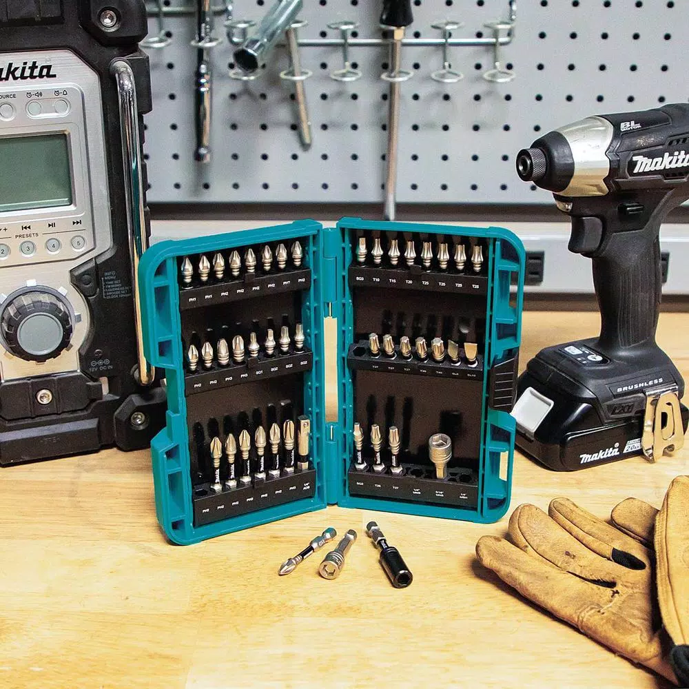 Makita ImpactXPS 45-Piece Impact Bit Set, High-Torque Alloy Steel Screwdriver Bits