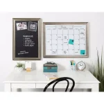 DesignOvation Macon Monthly Dry Erase Magnetic Wall Calendar Memo Board with Decorative Frame thumbnail 5