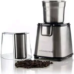 Ovente Electric Coffee Grinder, 200W Multi-Purpose Blade Grinder, Silver thumbnail 4