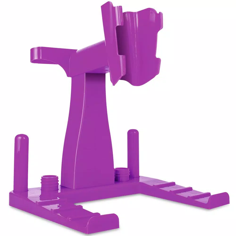 Rejuvenate Click N Clean Mop Storage Caddy Kit, Purple Vertical Organizer