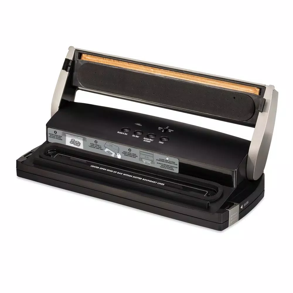 Hamilton Beach NutriFresh Black Food Vacuum Sealer with Extended Seal