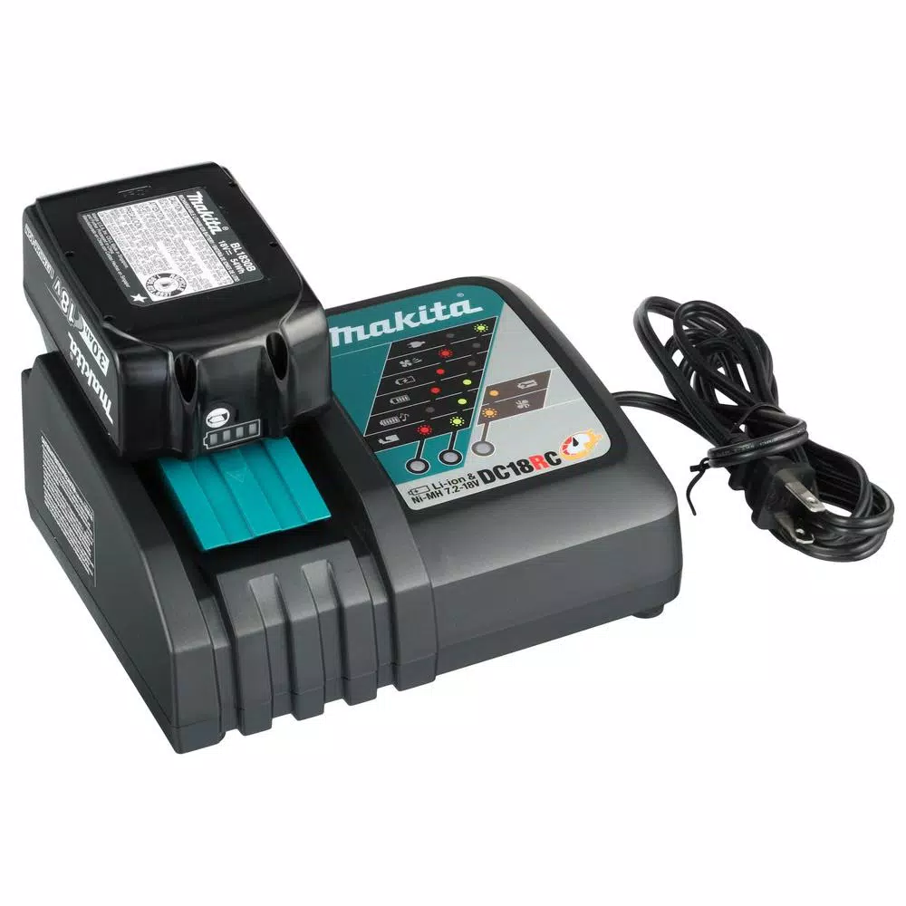 Makita 18V LXT Lithium-Ion 5-Tool Cordless Combo Kit with (2) 3.0 Ah Batteries, Rapid Charger and Tool Bag