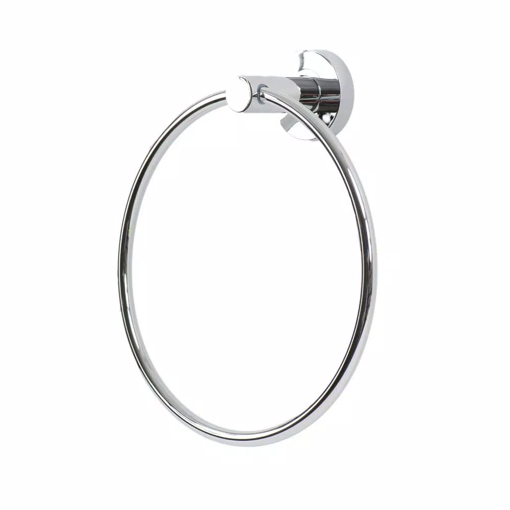 Italia Venezia 4-Piece Chrome Bathroom Hardware Set - Stainless Steel