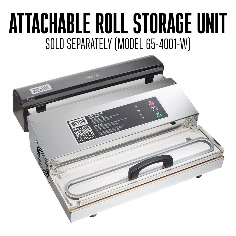 Weston Pro-2600 Commercial Grade Stainless Steel Food Vacuum Sealer