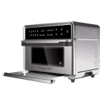 MegaChef 1800W 10-in-1 Digital Countertop Toaster Oven with 360° Hot Air Convection, 25L Capacity, Silver thumbnail 1