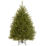 National Tree Company 4.5 ft. Dunhill Fir Hinged Artificial Christmas Tree with Metal Stand thumbnail 1