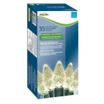 Brite Star 35-Light Warm White Faceted C6 LED String Light Set (Set of 2) thumbnail 2