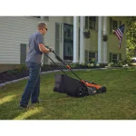 BLACK+DECKER 20 in. 40V MAX Cordless Walk Behind Push Lawn Mower with (2) 2.5 Ah Batteries and Charger thumbnail 2