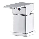 ANZZI Nite Series Single-Handle Deck-Mount Roman Tub Faucet with Handheld Sprayer, Polished Chrome thumbnail 3