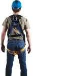 Werner Blue Armor 1000 Positioning Harness with 3 D-Rings, Small, Blue thumbnail 8