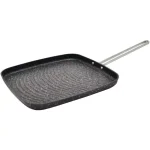 Starfrit The Rock 10.2 in. Aluminum Nonstick Grill Pan, Black Speckle thumbnail 1