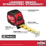 Milwaukee 16 ft. Wide Blade Tape Measure with 14 ft. Standout thumbnail 2