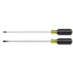 Klein Tools 2-Piece Long Blade Screwdriver Set, 10 in. Shank, Slotted and Phillips thumbnail 1