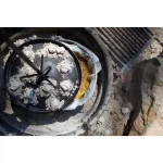 Lodge 6 qt. Round Cast Iron Camp Dutch Oven with Lid, Black thumbnail 6