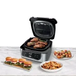 Ninja Foodi 5-in-1 Indoor Grill and 4 Qt. Air Fryer, Black Stainless Steel thumbnail 3